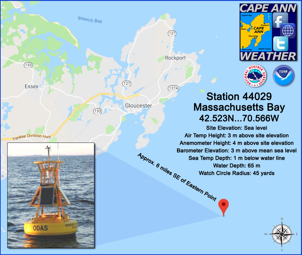 Buoy #44029 Location